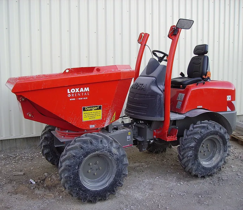 AUSA D150 AHG — Dampry a přepravníky